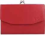 Esquire New Silk Geldb&ouml;rse Leder 13 cm - Rot