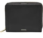 FOSSIL Leder Geldb&ouml;rse Logan RFID Mini Multifunction Black schwarz - Schwarz