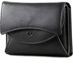 VOi Geldb&ouml;rse Wiener Schachtel Soft Klara Wallet Schwarz - Schwarz