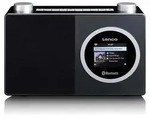 Lenco DIR-70BK - Internetradio mit Bluetooth&reg; und Farbdisplay - Wecker - Schwarz -
