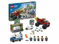 LEGO 60245 City Raubüberfall mit dem Monster-Truck, Spielzeug mit Polizei-Auto,