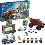LEGO 60245 City Raub&uuml;berfall mit dem Monster-Truck, Spielzeug mit Polizei-Auto,