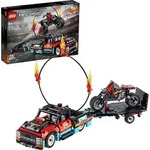 LEGO 42106 Technic Stunt-Show mit Truck und Motorrad Spielzeug f&uuml;r Kinder, 2-in-1