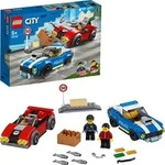 LEGO 60242 City Festnahme auf der Autobahn, Kinderspielzeug mit Polizei-Auto ab 5