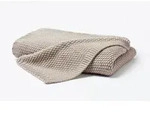 Hahn Wohndecke Strickdecke Perlmuster Kuscheldecke Sofadecke waschbar...