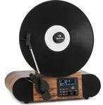 Verticalo SE DAB Retro-Plattenspieler DAB+ UKW-Tuner USB BT AUX holz - Braun