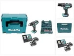 Makita DHP 482 RTJ - 18 V Li-Ion Akku Schlagbohrschrauber im Makpac + 2 x 5,0...