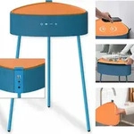 Fontastic Prime Drahtloser Lautsprecher Mesu im Tisch Design blau Raumf&uuml;llender