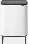 BRABANTIA M&uuml;lleimer Bo Touch Bin Hi 2 Eimer 2 x 30 L Wei&szlig; - Wei&szlig;
