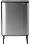 Bo Touch Bin Hi 60l mit Kunststoffeinsatz Mattstahl - Silber
