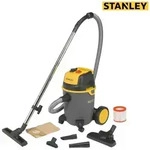 Stanley SXVC25PTDE, Trocken&Nass, Schwarz, Gelb, Tasten, 25 l, 4 Rad/R&auml;der, AC...