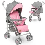 Lionelo Irma buggy klein zusammenklappbar reisebuggy mit liegeposition Rosa - Rosa