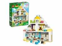 LEGO 10929 DUPLO Unser Wohnhaus 3-in-1 Set, Puppenhaus für Mädchen und Jungen...