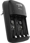 Heitech 09001533 Ultimate Steckerladeger&auml;t, f&Atilde;1/4r bis zu >=5 Akkus - Schwarz