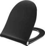 Pressalit Sway D WC-Sitz mit Deckel softclosing-quickrelease Schwarz