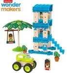Fisher-Price Wunder Werker Strandbungalow, Baukasten, Konstruktions-Spielzeug