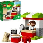 LEGO 10927 DUPLO Pizza-Stand, Spielzeug f&uuml;r Kleinkinder ab 2 Jahre,