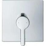 Duravit Fertigmontageset C.1 UP-Brause-Einhebelmischer, eckig, chrom - Silber