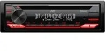 JVC KD-T812BT, Schwarz, Rot, 1 DIN, 200 W, CD, 4 Ohm, Drehregler - Schwarz/Rot