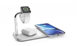 ZENS Dual+Watch Aluminium Wireless Charger - Induktive Ladematte + AC-Netzteil - 20