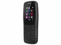 Nokia 110, schwarz, Tastenhandy, 1,77 Zoll, UKW Radio, Handy, Polycarbonat