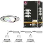 Paulmann LED Einbauleuchte Nova Plus Basisset schwenkbar - Grau