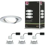 Paulmann LED Einbauleuchte Nova 3er-Set schwenkbar - Silber