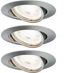 Paulmann LED Einbauleuchte Base Basisset schwenkbar - Grau