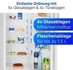 Bomann&reg; K&uuml;hlschrank ohne Gefrierfach | | 143cm | 5 Ablagen | 0&deg;C +8&deg;C 