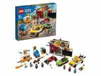 LEGO 60258 City Tuning-Werkstatt mit Spielzeugautos, Bausteine, Abschleppwagen,...