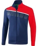 Erima 5-C Pr&auml;sentationsjacke Kinder - Wei&szlig; / Rot / New Navy | Gr&ouml;&szlig;e: 164 -