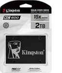 Kingston Technology 2048G SSD KC600 SATA3 2.5", 2 TB, 2.5", 550 MB/s, 6 Gbit/s
