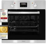 Exquisit EBE 657-2H sw Einbaubackofen | 59 L Backofenvolumen | Hei&szlig;luft | Schwarz -