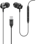 Cellularline USB-C In Ear Kopfh&ouml;rer mit Mikrofon Schwarz - Schwarz