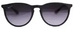 Ray-Ban ERIKA COLOR MIX, Erwachsener, Uni, Pilot, Schwarz, Polarisierte Linse, Nylon