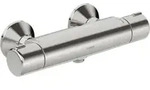 Hansa Brause-Thermostatbatterie HANSAMICRA DN 15, G 1/2", f&uuml;r Wandaufbau verchromt