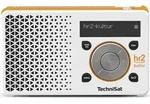 TechniSat DIGITRADIO 1 hr2 Edition | DAB+ & UKW-Radio mit Akku - Orange/Wei&szlig;