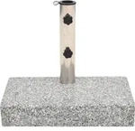 vidaXL Sonnenschirmst&auml;nder Granit Rechteckig 25 kg - Grau