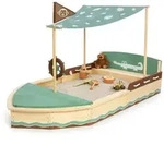 MUDDY BUDDY&reg; Sandkasten "Jungle King" natur - salbei - mokka - Naturbelassen