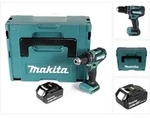 Makita DHP 485 G1J Akku Schlagbohrschrauber 18V 50 Nm brushless + 1x Akku 6,0Ah...