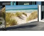 Seitenmarkise mit Fotodruck Ostsee - Bunt