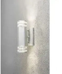 Konstsmide Modena Up & Down Big galvanisierter Stahl, klares Acrylglas, Reflektor