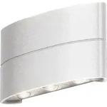 Konstsmide Chieri LED Wandleuchte 2x3 weiss, 3000K, 400lm, 6x1,2W, 240V,