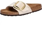 birkenstock scarpe donna 1015279madrid bigbuckle pearlwht pe26 taglia:36 - Beige - 36