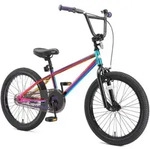 BIKESTAR Kinder Fahrrad ab 6 Jahre | 20 Zoll BMX Kinderrad | Schwarz & Blau - Schwarz