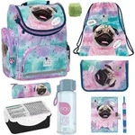 M&auml;dchen Schulranzen 1. Klasse ergonomischer Tornister Sweet Puppy 8 tlg. mit