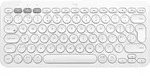 Logitech K380 Multi-Device, Mini, Kabellos, Bluetooth, QWERTZ, Wei&szlig; - Wei&szlig;