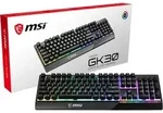 MSI Vigor GK-30 Gaming Keyboard. verkabelt - Schwarz