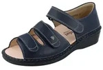 FINN COMFORT Usedom Damen Sandale blau Glattleder - Gr&ouml;&szlig;e: 39 - Blau - 39