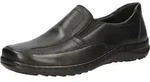 Waldl&auml;ufer Herwig Slipper 478502-174-001, Palmer (Glattleder), Schwarz, Weite H 46 -